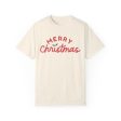 Merry Christmas - Unisex Garment-Dyed Comfort Colors T-shirt - by Christy Beasley Online