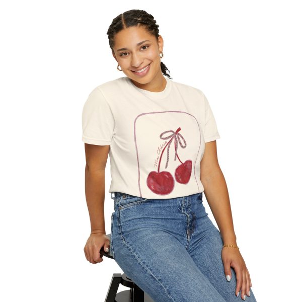 Ma Cherie - Cherry Tee - Unisex Garment-Dyed Comfort Colors T-shirt - by Christy Beasley For Discount