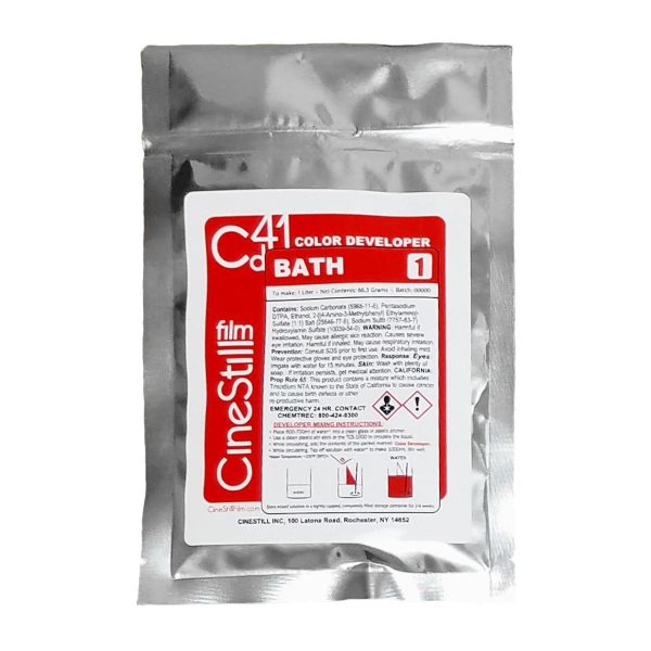 Cd41  Color Developer  Bath for Color Negative + Bleach-Bypass, Powder Concentrate (C-41 Chemistry) Online now