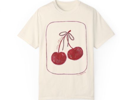 Ma Cherie - Cherry Tee - Unisex Garment-Dyed Comfort Colors T-shirt - by Christy Beasley For Discount