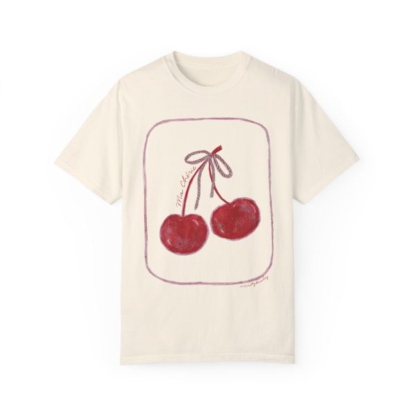 Ma Cherie - Cherry Tee - Unisex Garment-Dyed Comfort Colors T-shirt - by Christy Beasley For Discount