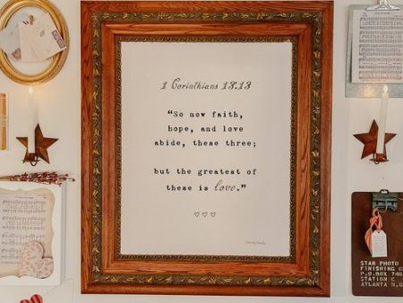 1 Corinthians 13:13 Sale