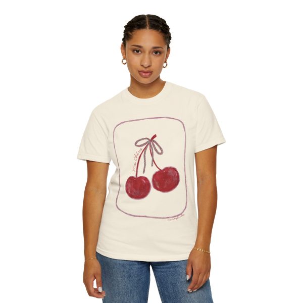 Ma Cherie - Cherry Tee - Unisex Garment-Dyed Comfort Colors T-shirt - by Christy Beasley For Discount