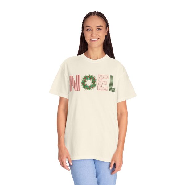 Noel - Unisex Garment-Dyed Comfort Colors T-shirt - by Christy Beasley For Sale