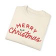 Merry Christmas - Unisex Garment-Dyed Comfort Colors T-shirt - by Christy Beasley Online