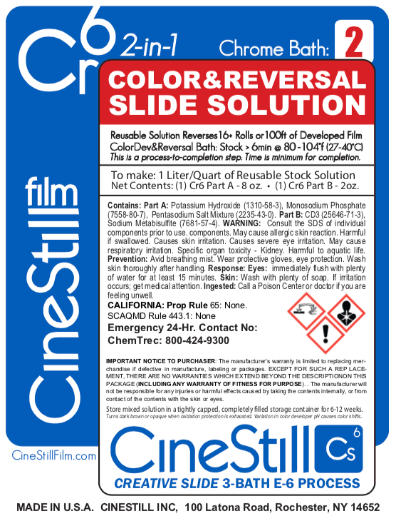 Cr6  Color&Reversal  2-in-1 Slide Solution Fashion