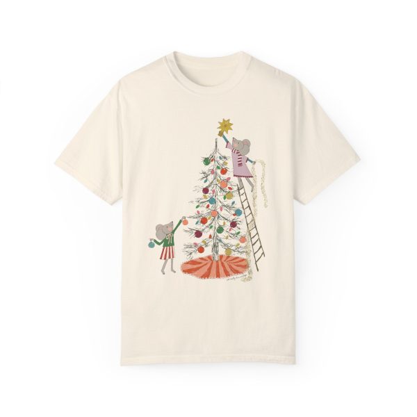 Merry Mice Tree - Unisex Garment-Dyed Comfort Colors T-shirt - by Christy Beasley Cheap