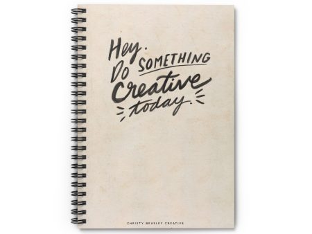 “Creative” Spiral Notebook - Ruled Line - by Christy Beasley Supply