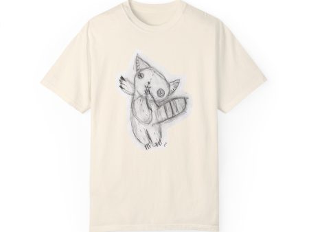 Calico Kitty - Patchwork Pals by Molly Grace Beasley - Unisex Garment-Dyed Comfort Colors T-shirt - by Christy Beasley on Sale