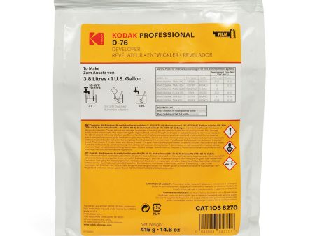 PROFESSIONAL D-76 B&W Film Developer, Powder Concentrate to Make 1 Gallon Discount