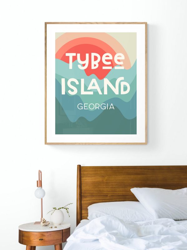 Destination: Tybee Island - Modern Art Print Online now