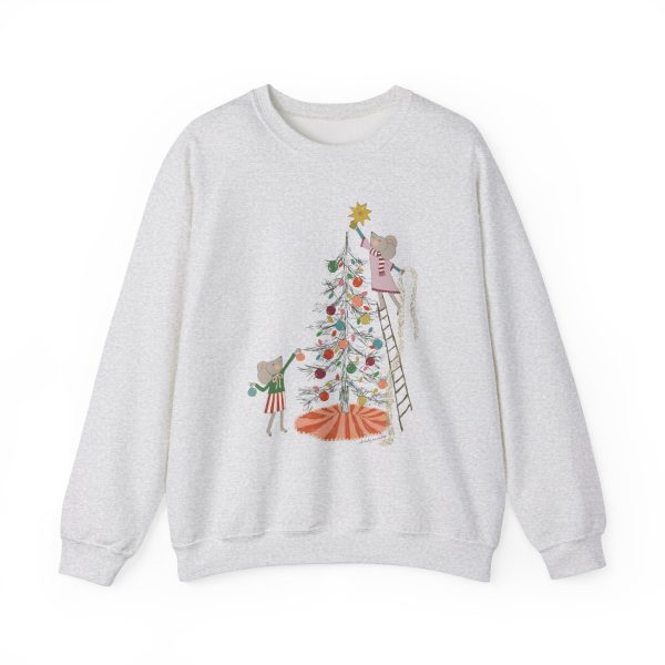 Merry Mice Tree - Unisex Heavy Blend™ Crewneck Sweatshirt Supply