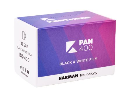 Pan 400 High Speed Black and White Negative Film, 35mm Online Hot Sale