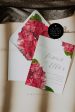 Bougainvillea Tropical Wedding Invitation | PDF DIY Template on Sale