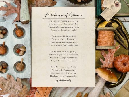 A Whisper of Autumn Poem Discount