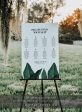 Tropical Wedding Seating Chart  | Editable Template Sale