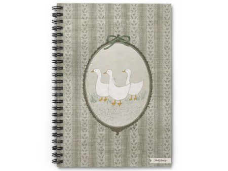 “Ducks” Spiral Notebook - Ruled Line - by Christy Beasley For Discount