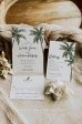 Palm Tree Beach Wedding Invitation Template Discount