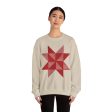 Christmas Star Quilt Block - Unisex Heavy Blend™ Crewneck Sweatshirt Online