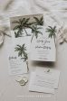 Palm Tree Beach Wedding Invitation Template Discount