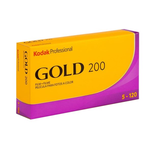 Gold 200 Color Negative Film, 120 5 Pack For Cheap