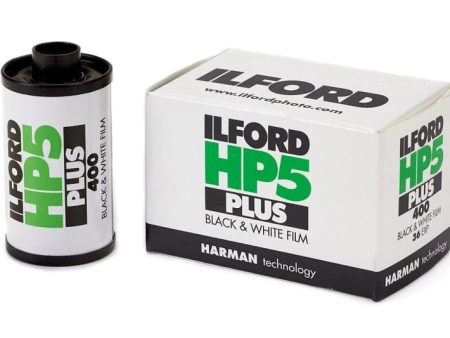 HP5 Plus 400 High Speed Black and White Negative Film, 35mm Discount